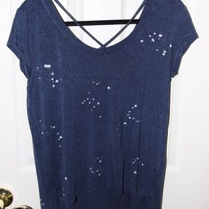 American Eagle Soft and Sexy Blue Top